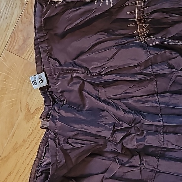 Vintage Saga Tiered Layer Brown Skirt Size 0 - Perfect Condition - Picture 4 of 5